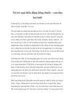 Trị trẻ quá hiếu động bằng thuốc – con dao hai lưỡi pptx