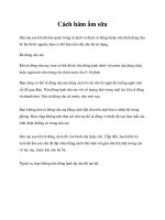 Cách hâm ấm sữa docx