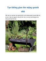 Tạo không gian thơ mộng quanh nhà pdf