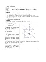 các trường hợp bằng nhau của tam giác vuông - gv.b.t.tú