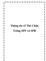 Thông tin về Thẻ Chân Trăng SPF và SPR pdf