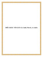 ĐIÊU KHẮC TỐI GIẢN (3): Judd, Morris, và Andre docx