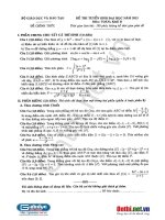 ĐỀ THI TUYỂN SINH ĐẠI HỌC 2013 MÔN TOÁN - KHỐI D pptx