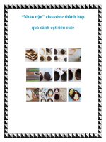 “Nhào nặn” chocolate thành hộp quà cánh cụt siêu cute pdf