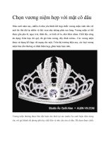 Chọn vương niệm hợp với mặt cô dâu docx