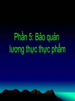 Phần 5: Bảo quản lương thực thực phẩm pptx