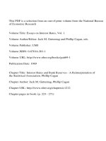 Essays on Interest Rates, Vol. 1 docx