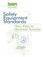 Safety Equipmen Standards - Your Keys to Business Success ppt