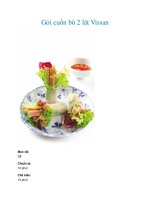 Gỏi cuốn bò 2 lát Vissan ppt
