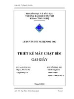 thiết kế máy chặt bím gai giày
