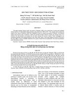 Lý thuyết thương mại quốc tế mới: Bằng chứng kiểm định từ trường hợp của Việt Nam ppt