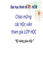 chưong 7  giao tiếp phi ngôn ngữ