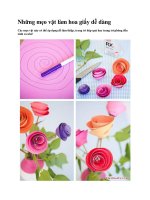 Những mẹo vặt làm hoa giấy dễ dàng pdf