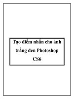 Tạo điểm nhấn cho ảnh trắng đen Photoshop CS6 doc