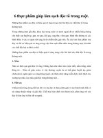 6 thực phẩm giúp làm sạch độc tố trong ruột. potx