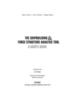 The Shipbuilding and Force Structure Analysis Tool docx
