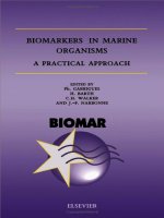 Biomarkers in marine organisms a practical approach