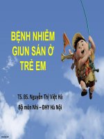 Bệnh giun sán trẻ em pot