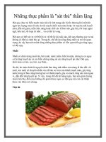 Những thực phẩm là 