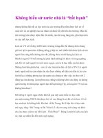 Không hiểu sử nước nhà là “bất hạnh” ppt