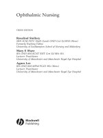 Ophthalmic Nursing third edition ppt
