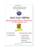 tìm hiểu dịch vụ thanh toán của siêu thị big c huế