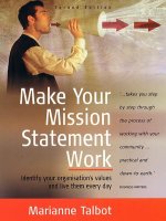 Make Your Mission Statement Work docx