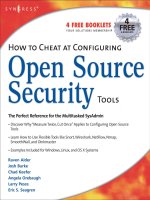 how to cheat at configuring open source security tools - the perfect reference for the multitasked sysadmin