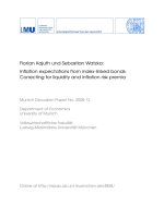 Florian Kajuth und Sebastian Watzka: Inflation expectations from index-linked bonds: Correcting for liquidity and inflation risk premia docx