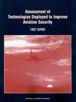 ASSESSMENT OF TECHNOLOGIES DEPLOYED TO IMPROVE AVIATION SECURITY pptx
