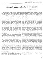 Báo cáo khoa học:Bản chất tương tác xã hội của giá trị pptx