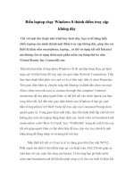 Biến laptop chạy Windows 8 thành điểm truy cập không dây pot