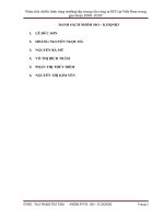 Phân tích chiến lược tăng trưởng tập trung của công ty KFC VIệt Nam trong giai đoạn 2008 - 2011