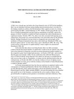 WHY DID FINANCIAL GLOBALIZATION DISAPPOINT? pptx