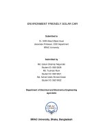 ENVIRONMENT FRIENDLY SOLAR CAR doc