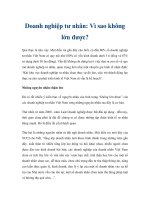 Doanh nghiệp tư nhân: Vì sao không lớn được? potx