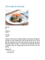 Cồi sò điệp xốt măng tây ppt