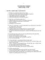 trắc nghiệm kinh tế vĩ mô