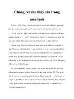 Chống rét cho thủy sản trong mùa lạnh doc