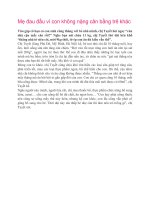 Mẹ đau đầu vì con không nặng cân bằng trẻ khác docx