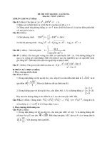 Đề Thi Thử Đại Học Khối A, A1, B,D Toán Học 2013 - Phần 29 - Đề 11 pot