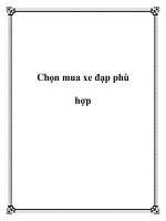 Chọn mua xe đạp phù hợp doc