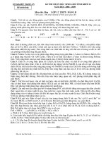 Đề thi học sinh giỏi tỉnh nghệ an môn hóa pdf