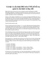 Cài đặt và cấu hình DB2 trên UNIX để hỗ trợ quản lý cấu hình và thay đổi pptx