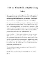 Tỉnh táo để tìm kiếm cơ hội từ khủng hoảng doc