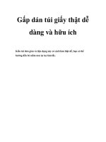 Gấp dán túi giấy thật dễ dàng và hữu ích ppt