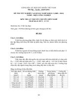 đề thi lí thuyết tốt nghiệp khóa 3 - điện công nghiệp - mã đề thi mã đề thi dcn - lt (22)