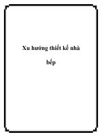 Xu hướng thiết kế nhà bếp pptx