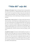“Nhân đôi” cuộc đời docx