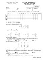 ĐỀ THI KẾT THÚC HOC PHẦN K37 MÔN ĐẠI SỐ TUYẾN TÍNH Mã thi 356 pdf